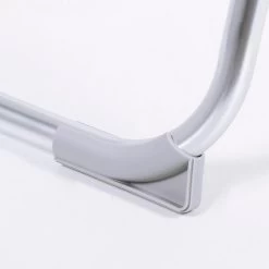 AKTIVE - Chaise Pliante Haute Avec Dossier Haut Réglable 5 Positions, Gris -Camping En Plein Air aktive chaise pliante haute avec dossier haut reglable 5 positions gris 6