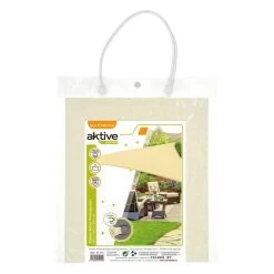 Aktive Garden Uv50 Store Triangulaire Couleur Crème -Camping En Plein Air aktive garden uv50 store triangulaire couleur creme 3