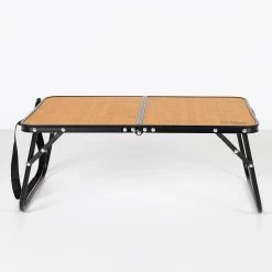 Camping En Plein Air -Camping En Plein Air aktive table de camping pliante effet bambou 60x40x25 cm 1