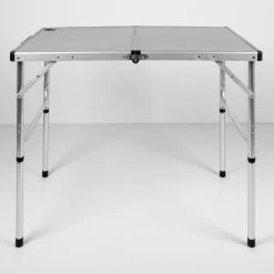 Camping En Plein Air -Camping En Plein Air aktive table de camping pliante reglable en 2 hauteurs 90x60x4070 cm gris 1