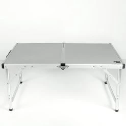AKTIVE - Table De Camping Pliante, Réglable En 2 Hauteurs, 90x60x40/70 Cm, Gris -Camping En Plein Air aktive table de camping pliante reglable en 2 hauteurs 90x60x4070 cm gris 6