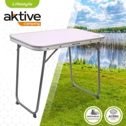 Camping En Plein Air -Camping En Plein Air aktive table pliante avec poignee de transport table de camping 60x40x50 cm 1