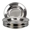 Assiette Camping Plate Et Creuse | Diamètre Env. 23 Cm | 2 Assiettes De Chaque