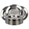 Assiette Camping Plate Et Creuse | Diamètre Env. 23 Cm | 4 Assiettes De Chaque