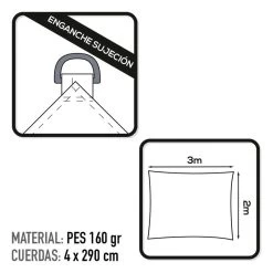 Auvent Rectangulaire En Polyester Aktive Garden Coloris Blanc 6 Auvent Rectangulaire En Polyester Aktive Garden Coloris Blanc -Camping En Plein Air auvent rectangulaire en polyester aktive garden coloris blanc 2