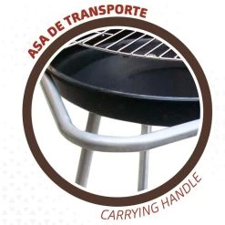 Barbecue Portable Rond 4 Hauteurs Aktive -Camping En Plein Air barbecue portable rond 4 hauteurs aktive 3