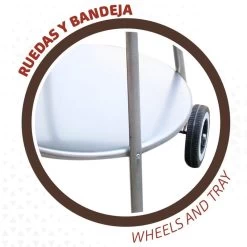 Barbecue Portable Rond 4 Hauteurs Aktive -Camping En Plein Air barbecue portable rond 4 hauteurs aktive 4