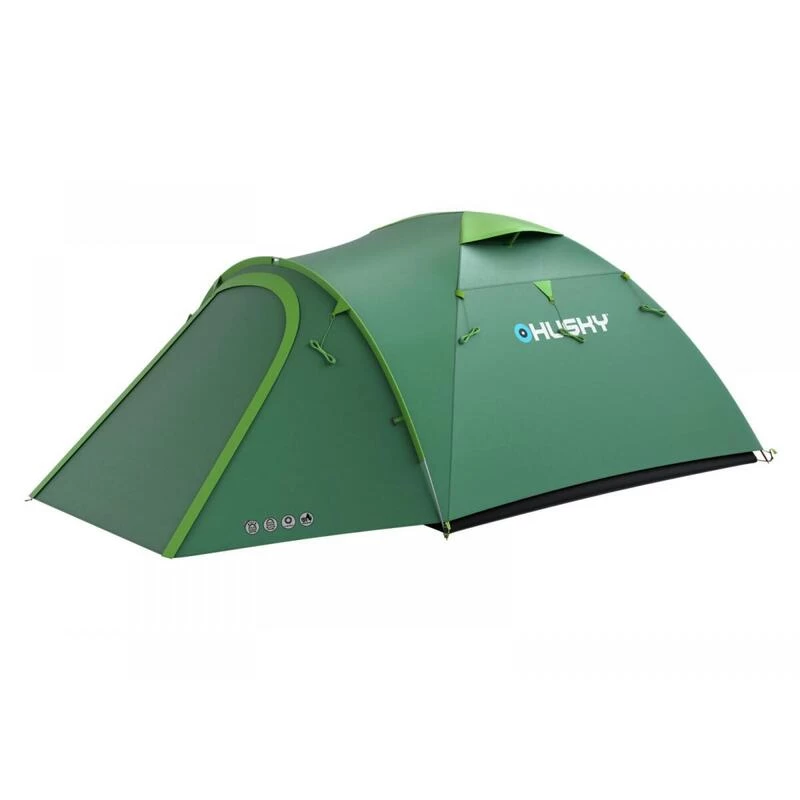 Husky Bison 3 Plus 2021-tente Classique-3 Personnes-Vert 1 Husky Bison 3 Plus 2021-tente Classique-3 Personnes-Vert