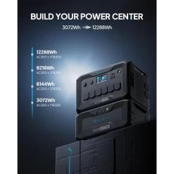 BLUETTI AC300+B300 Générateur Électrique 3072Wh,LiFePO4 Pour Panne De Courant -Camping En Plein Air bluetti ac300b300 generateur electrique 3072whlifepo4 pour panne de courant 5