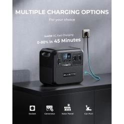 BLUETTI Générateur Électrique Portable AC180 1152Wh Batterie LiFePO4 Pour Voyage -Camping En Plein Air bluetti generateur electrique portable ac180 1152wh batterie lifepo4 pour voyage 3
