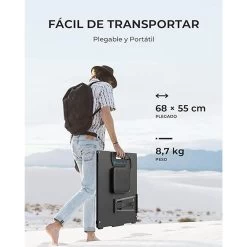 BLUETTI Panneau Solaire MP200 Pour Camping, Jardin, Voyage -Camping En Plein Air bluetti panneau solaire mp200 pour camping jardin voyage 3