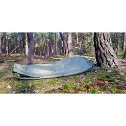 Bushmen Thermo Blanket - Bâche/Bivouac/Poncho/Sous-couverture - Olive -Camping En Plein Air bushmen thermo blanket bachebivouacponchosous couverture olive 4