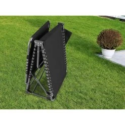 Chaise Longue Torget - Transat - Bain De Soleil 190x60x30 Cm - 150 Kg - Pliable -Camping En Plein Air chaise longue torget transat bain de soleil 190x60x30 cm 150 kg pliable 6
