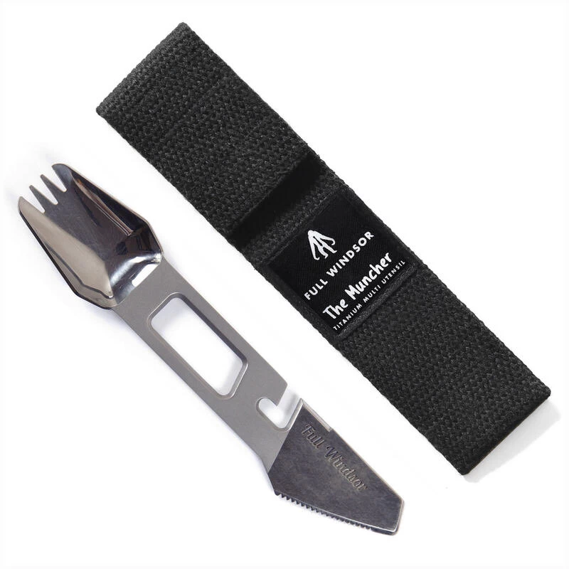 COUVERTS MULTIFONCTIONS THE MUNCHER - 9 EN 1 - BIVOUAC RANDONNÉE - TITANE PUR 2 COUVERTS MULTIFONCTIONS THE MUNCHER - 9 EN 1 - BIVOUAC RANDONNÉE - TITANE PUR – Image 2