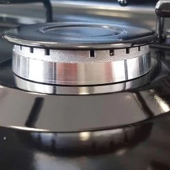 MPM Cuisinière à Gaz Portable Pour Le Camping Avec 3 Feux Couvercle Smile -Camping En Plein Air cuisiniere a gaz portable pour le camping avec 3 feux couvercle smile 4