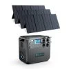 Générateur Solaire BLUETTI AC200MAX+3 PV350 Panneaux Solaires Pour Le Voyage