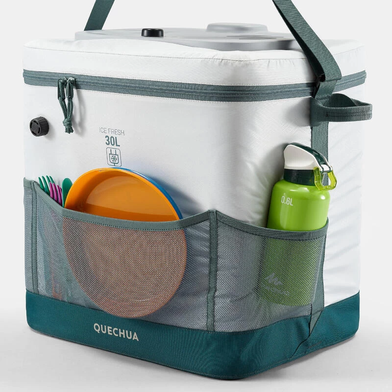 Quechua GLACIÈRE SOUPLE ÉLECTRIQUE DE CAMPING - 30 LITRES - CONSERVATION AU FRAIS 96 H 7 Quechua GLACIÈRE SOUPLE ÉLECTRIQUE DE CAMPING - 30 LITRES - CONSERVATION AU FRAIS 96 H – Image 7
