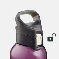Quechua Gourde Ecozen® 0,8L Avec Bouchon Ouverture Rapide Pour La Randonnée - Violet -Camping En Plein Air gourde ecozen 08l avec bouchon ouverture rapide pour la randonnee violet 6