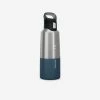Quechua Gourde Isotherme Inox 0,8L Bouchon à Ouverture Rapide Pour La Randonnée - Bleu