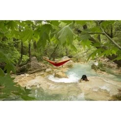 TICKET TO THE MOON Hamac King Size Bordeaux / Jaune 6 TICKET TO THE MOON Hamac King Size Bordeaux / Jaune -Camping En Plein Air hamac king size bordeaux jaune 2