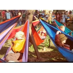 TICKET TO THE MOON Hamac TTTM Compact Jaune Foncé -Camping En Plein Air hamac tttm compact jaune fonce 4