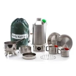 Kelly Kettle Kit 'Base Camp' Ultime - Acier Inoxydable NOUVEAU -Camping En Plein Air kelly kettle kit base camp ultime acier inoxydable nouveau 3