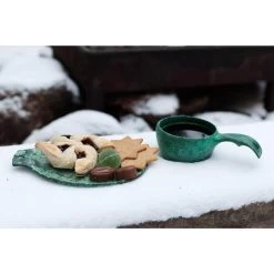Kupilka Boîte-cadeau-Tasse, Cuillère Et Bol-Conifère (Vert) -Camping En Plein Air kupilka boite cadeau tasse cuillere et bol conifere vert 5