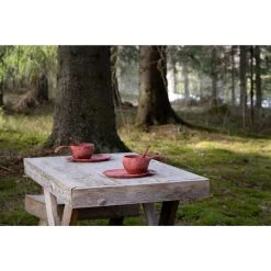 Kupilka Boîte-cadeau-Tasse, Cuillère Et Bol-Cranberry (Rouge) -Camping En Plein Air kupilka boite cadeau tasse cuillere et bol cranberry rouge 2