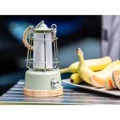 Lampe Lanterne De Camping LED Kiruna - Rechargeable - USB - Bambou - Style Rétro -Camping En Plein Air lampe lanterne de camping led kiruna rechargeable usb bambou style retro 6
