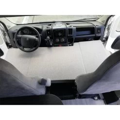 Lit Avant à Matelas Pliable Fiat Ducato, Peugeot Boxer Et Citroën Jumper -Camping En Plein Air lit avant a matelas pliable fiat ducato peugeot boxer et citroen jumper 3