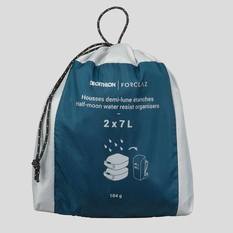 Lot De 2 Housses De Rangement De Trekking - Demi-lune Imperméables - 2x7L 3 Lot De 2 Housses De Rangement De Trekking - Demi-lune Imperméables - 2x7L – Image 3