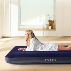 Matelas Gonflable - Intex Classic Downy -1 Personne - 76x191x25 Cm (BxLxH) 12 Matelas Gonflable - Intex Classic Downy -1 Personne - 76x191x25 Cm (BxLxH) -Camping En Plein Air matelas gonflable intex classic downy 1 personne 76x191x25 cm bxlxh 5