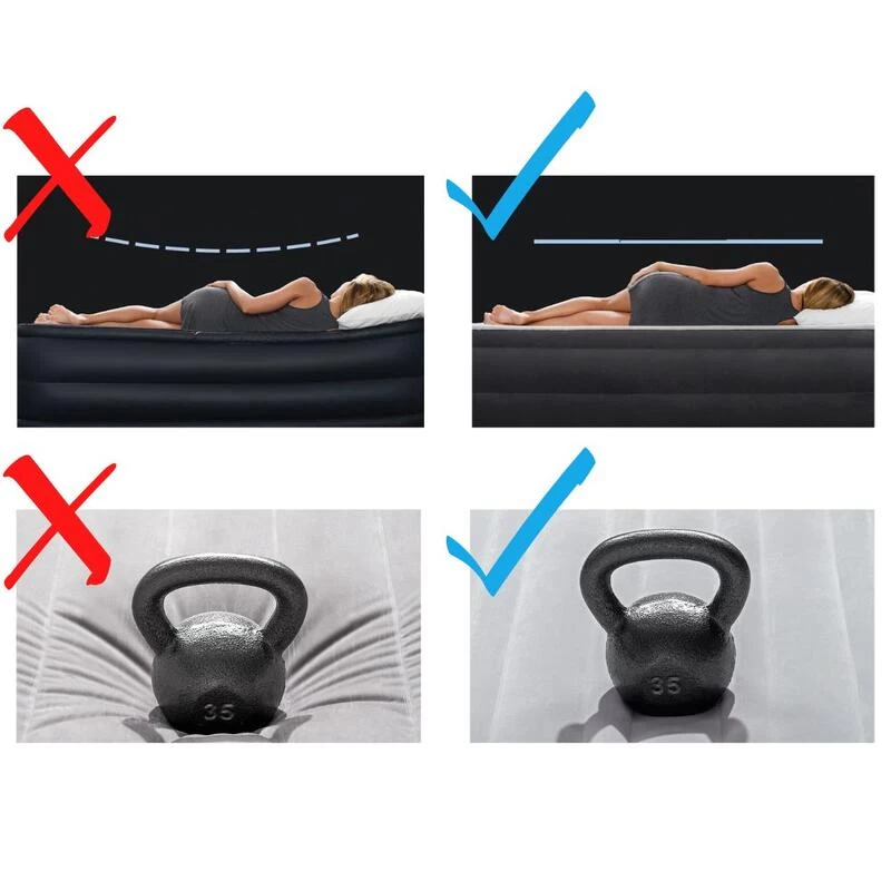 Matelas Gonflable - Intex Prestige Downy -1 Personne - 76x191x25 Cm (BxLxH) 4 Matelas Gonflable - Intex Prestige Downy -1 Personne - 76x191x25 Cm (BxLxH) – Image 4