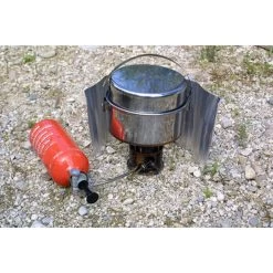 Origin Outdoors Windscreen En Aluminium (Rouleau) 18cm De Hauteur -Camping En Plein Air origin outdoors windscreen en aluminium rouleau 18cm de hauteur 3