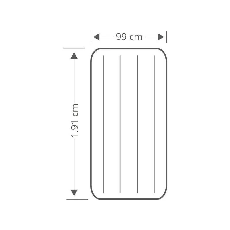 Intex Prestige Downy Jr. Twin Airbed - Lit Gonflable - 191x99x25cm - Avec Accessoires 4 Intex Prestige Downy Jr. Twin Airbed - Lit Gonflable - 191x99x25cm - Avec Accessoires – Image 4