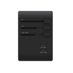 Prise Mondiale Universelle RollingSQUARE Avec 2 USB-C Et 3 USB-A -Camping En Plein Air prise mondiale universelle rollingsquare avec 2 usb c et 3 usb a 2