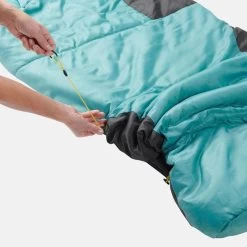 Quechua SAC DE COUCHAGE ENFANT 2 EN 1 - SLEEPIN BED JUNIOR 10°C BLEU -Camping En Plein Air sac de couchage enfant 2 en 1 sleepin bed junior 10c bleu 8