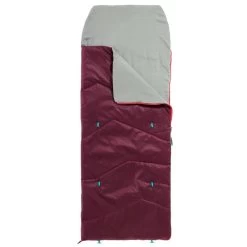 Quechua SAC DE COUCHAGE ENFANT MH100 10°C - PRUNE -Camping En Plein Air sac de couchage enfant mh100 10c prune 2