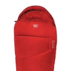 HIGHLANDER Sac De Couchage Sleepline 350 Momie 4°C Rouge -Camping En Plein Air sac de couchage sleepline 350 momie 4c rouge 4