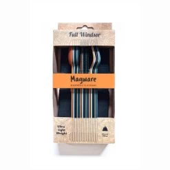 SET COMPLET DE 5 JEUX DE 3 COUVERTS MAGNÉTIQUES CAMPING EN ALUMINUM DUR - ÉTUI -Camping En Plein Air set complet de 5 jeux de 3 couverts magnetiques camping en aluminum dur etui 3