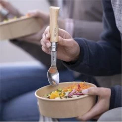 Set Complet Opinel Picnic+ - Opinel N°8 + Embouts Cuillère Et Fourchette -Camping En Plein Air set complet opinel picnic opinel n8 embouts cuillere et fourchette 3