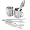 Set De Couverts De Camping & Tasse Thermique Inox | 2 Personnes