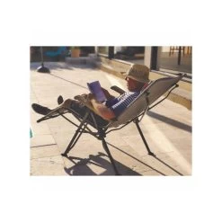 SOPLAIR Chaise Longue Relax Belem Réglable En Hauteur Compact Camping-Car -Camping En Plein Air soplair chaise longue relax belem reglable en hauteur compact camping car 4