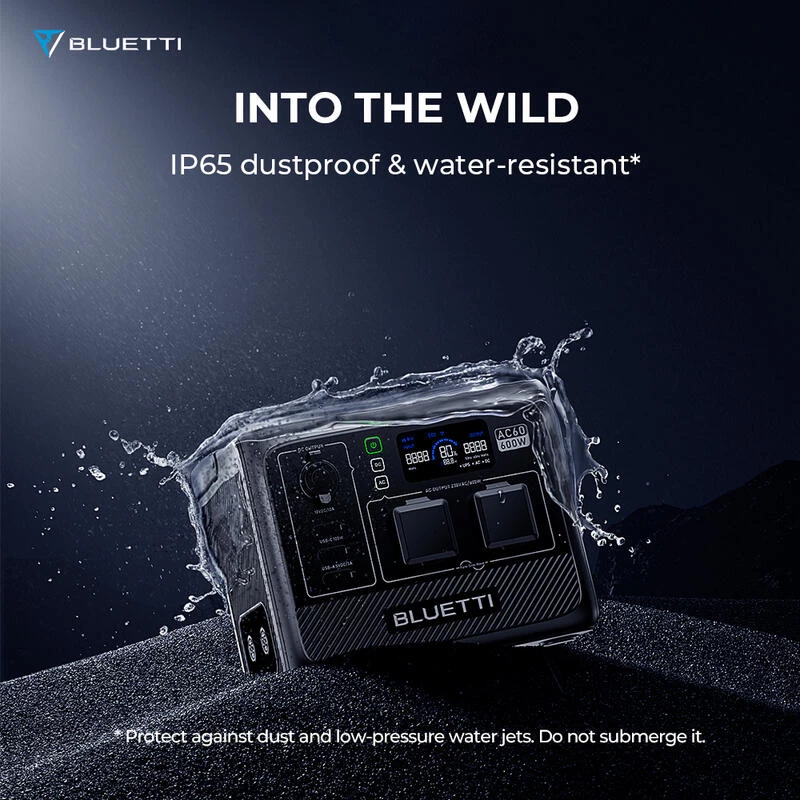 Station Électrique Portable BLUETTI AC60+B80+PV200,IP65 Générateur Solaire 2 Station Électrique Portable BLUETTI AC60+B80+PV200,IP65 Générateur Solaire – Image 2