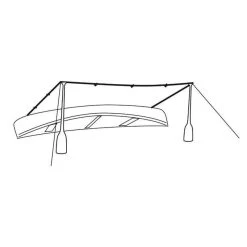 Tarp Robens Trail Tarp 3 X 3 M -Camping En Plein Air tarp robens trail tarp 3 x 3 m 4