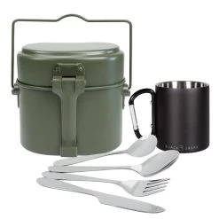 Tasse Thermique Mousqueton, Batterie De Cuisine Et Couverts De Camping Set