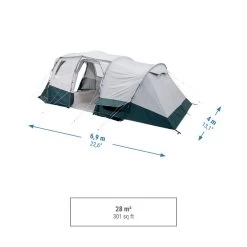 Quechua Tente à Arceaux De Camping - Arpenaz 6.3 F&B - 6 Personnes - 3 Chambres 12 Quechua Tente à Arceaux De Camping - Arpenaz 6.3 F&B - 6 Personnes - 3 Chambres -Camping En Plein Air tente a arceaux de camping arpenaz 63 f and b 6 personnes 3 chambres 2