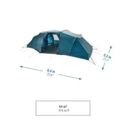 Quechua Tente à Arceaux De Camping - Arpenaz 8.4 - 8 Personnes - 4 Chambres 12 Quechua Tente à Arceaux De Camping - Arpenaz 8.4 - 8 Personnes - 4 Chambres -Camping En Plein Air tente a arceaux de camping arpenaz 84 8 personnes 4 chambres 2