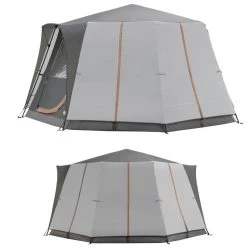 Tente Coleman 8 Personnes Octagon Gris -Camping En Plein Air tente coleman 8 personnes octagon gris 2