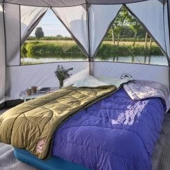 Tente Coleman 8 Personnes Octagon Gris -Camping En Plein Air tente coleman 8 personnes octagon gris 4